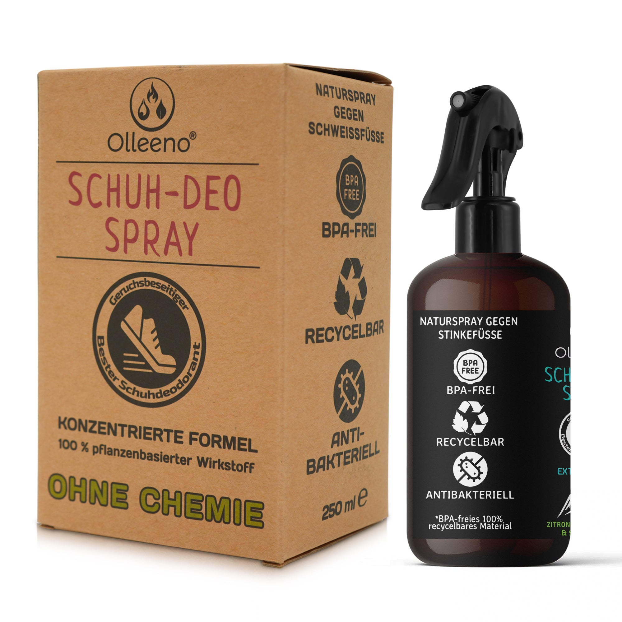 Schuh-Deo Spray 250ml - OLLEENO