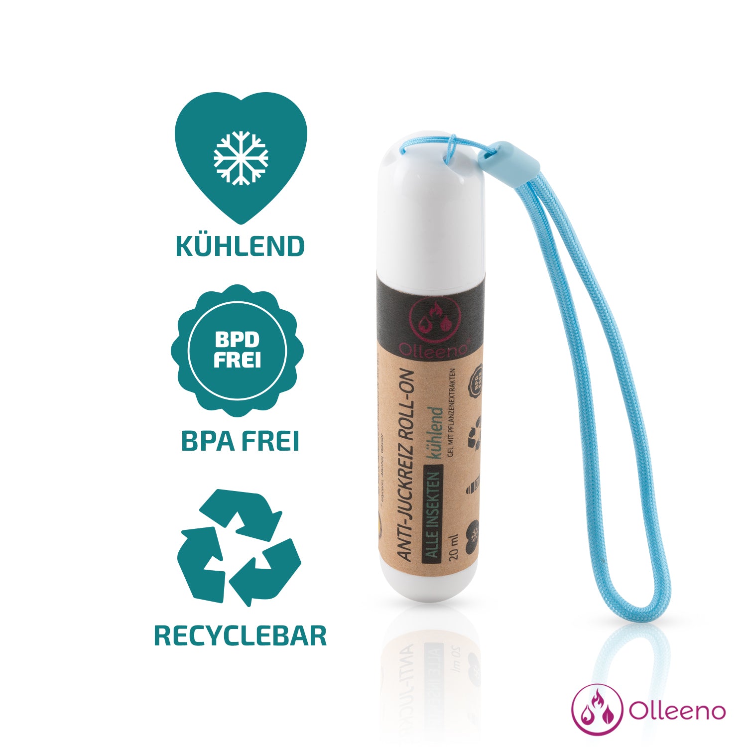 Insektenstichheiler - Gel - mit Pflanzenextrakten - OLLEENO