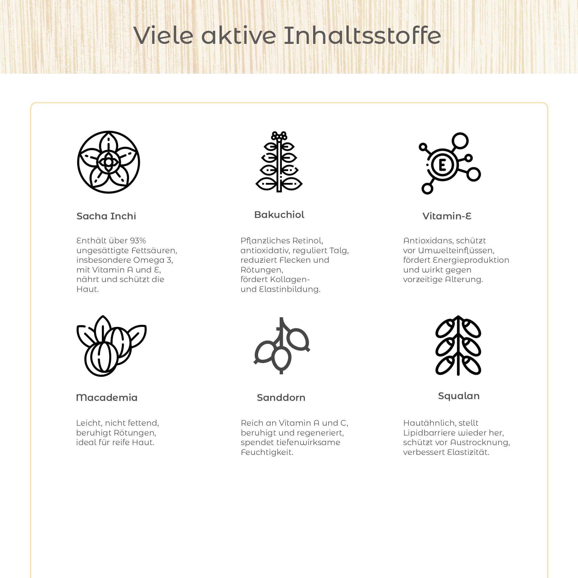 Bio Anti-Aging Serum 30ml mit Squalan & Bakuchiol – vegan & pflanzenbasiert