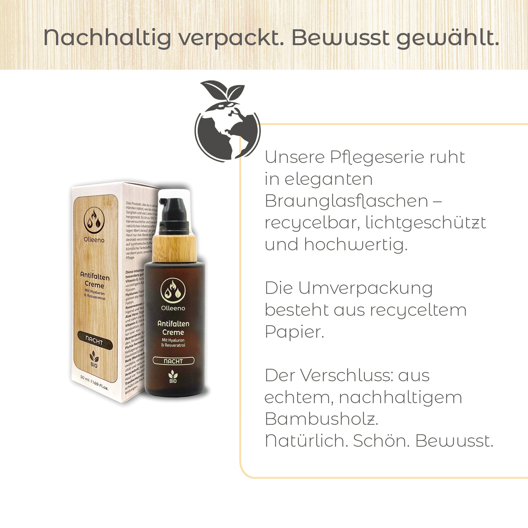 🌿 Feuchtigkeitscreme & Antifaltencreme – Bio Duo für nährende & straffende Haut