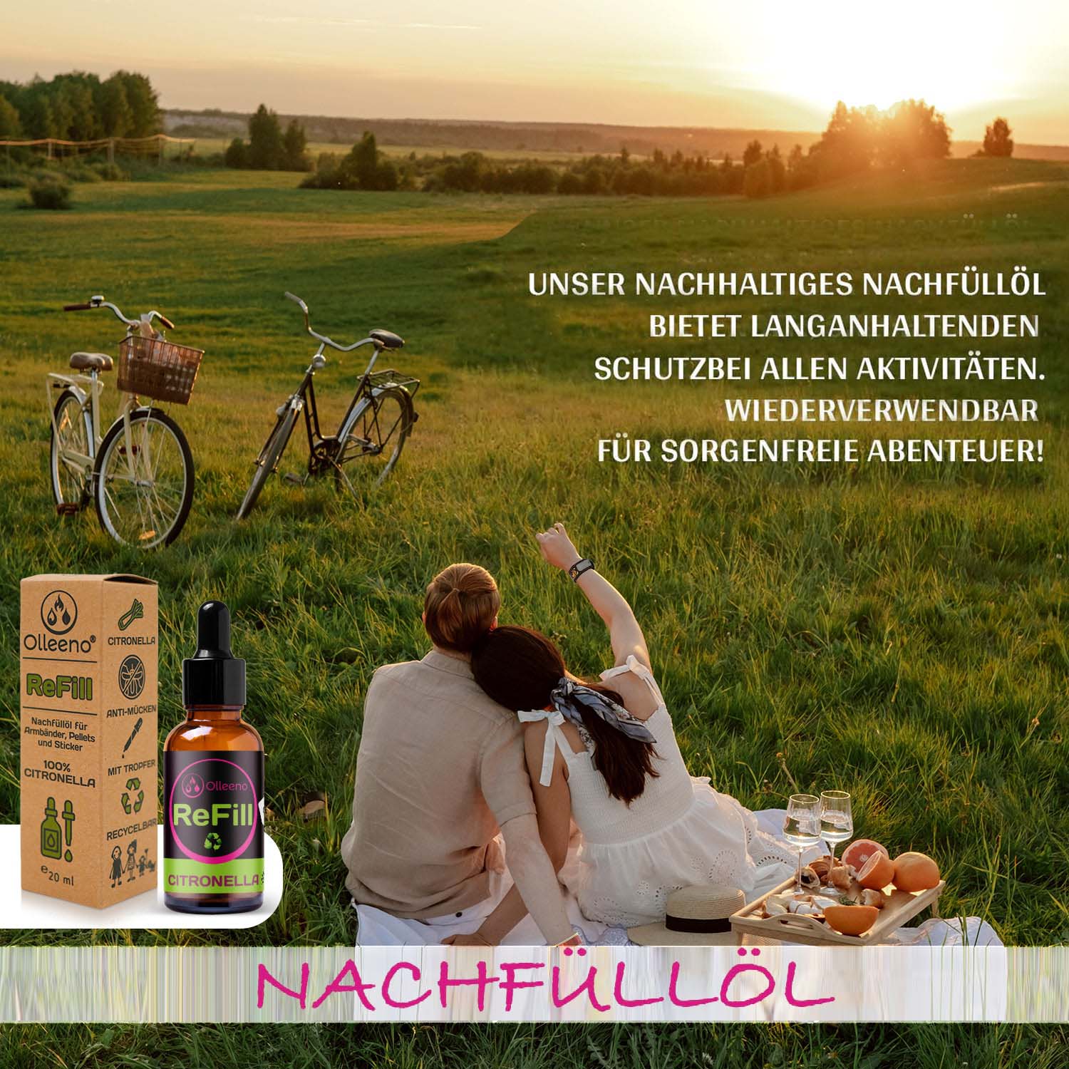 Nachfüllöl Citronella 20ml - OLLEENO