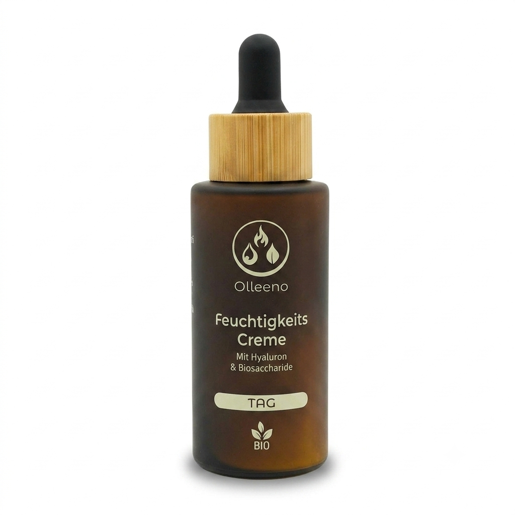 Bio Feuchtigkeitscreme 50ml mit Hyaluron & Vitamin C – vegan & hydratisierend