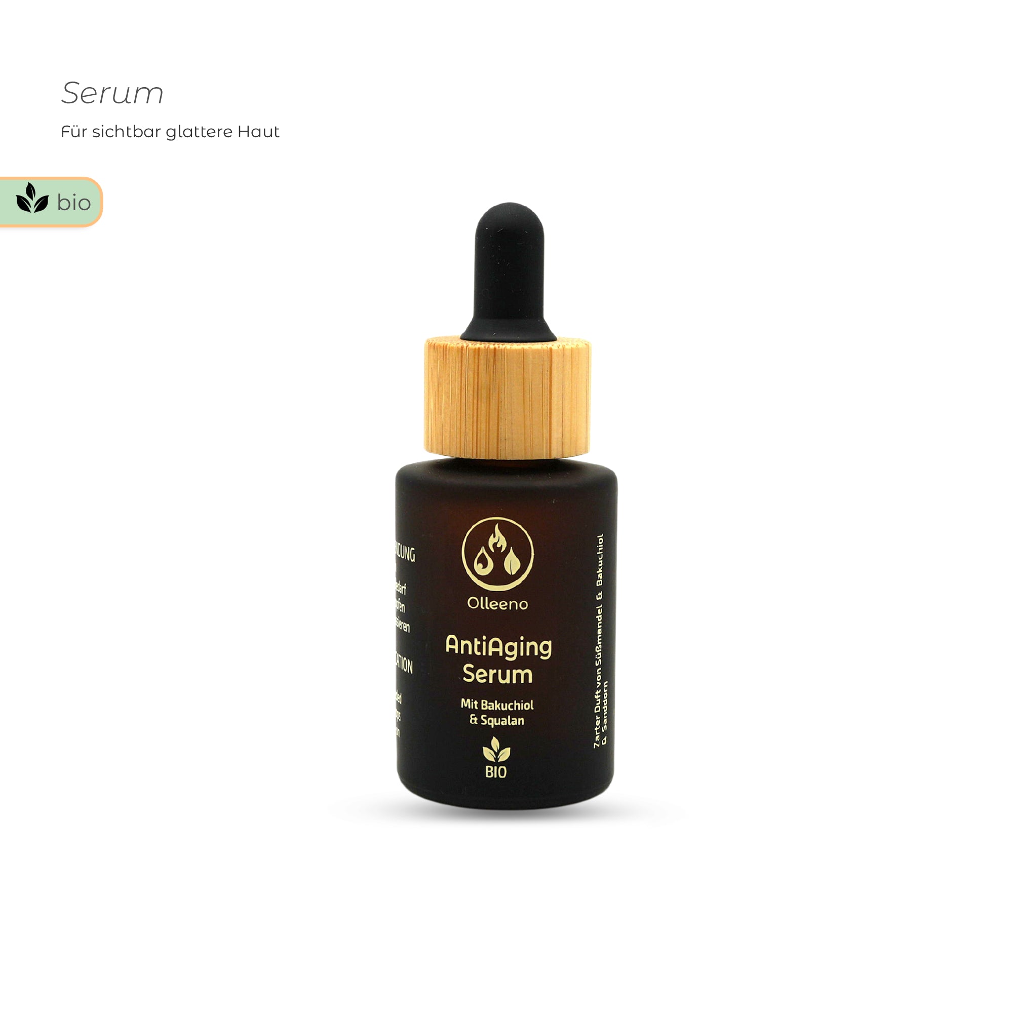 Bio Anti-Aging Serum 30ml mit Squalan & Bakuchiol – vegan & pflanzenbasiert